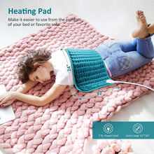 Load image into Gallery viewer, Electric Heating Pad for Back/Shoulder/Neck/Knee/Leg Pain Relief, 6 Fast Heating Settings, Auto-Off, Machine Washable, Moist Dry Heat Options, Extra Large 12&quot;X24&quot;
