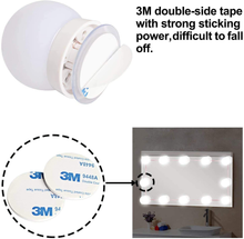 Load image into Gallery viewer, Hollywood Style Led Vanity Mirror Lights Kit with 10 Dimmable Light Bulbs for Makeup Dressing Table, Plug in Lighting Fixture Strip, White (No Mirror Included)
