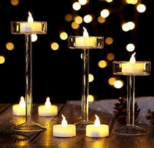 Load image into Gallery viewer, Tea Lights Candles: 24 Pack Battery Operated LED Tea Lights Candles Lamp Realistic and Bright Flickering Holiday Gift Long Lasting 200+ Hours for Seasonal &amp; Festival Celebration
