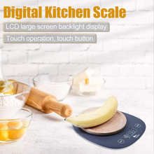 Load image into Gallery viewer, Digital Food Scale, 11 Lbs/5Kg Multifunction Kitchen Scale Measures in 4 Units for Cooking and Baking, Lightweight Food Liquid Scale
