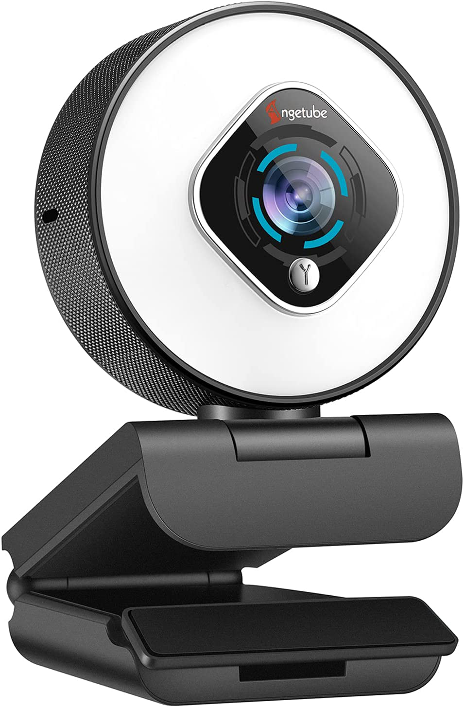 Streaming Webcam with Light - HD 1080P Autofocus Computer Camera with Microphone USB Camera with Digital Zoom for Xbox|Pc|Desktop|Laptop|Gaming|Video Calling