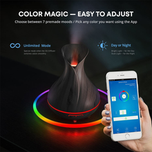 Load image into Gallery viewer, Smart Wifi Wireless Essential Oil Aromatherapy 400Ml Ultrasonic Diffuser &amp; Humidifier with Alexa &amp; Google Home Phone App &amp; Voice Control - Create Schedules - LED &amp; Timer Settings
