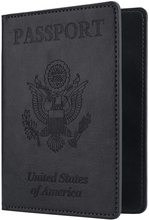 Load image into Gallery viewer, Passport and Vaccine Card Holder Combo Perfect Travel Accessories, PU Leather Passport Holder with Vaccine Card Slot Passport Case Cover Protector

