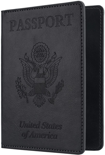 Passport and Vaccine Card Holder Combo Perfect Travel Accessories, PU Leather Passport Holder with Vaccine Card Slot Passport Case Cover Protector