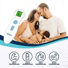 Load image into Gallery viewer, Forehead Thermometer, Infrared Thermal Scanner for Body Temperature, Thermometer for Adults and Kids with Fever Alarm, 2-In-1 Contactless Thermometer
